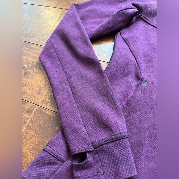 Womens NIKE TECH FLEECE WINDRUNNER Jacket HOODIE Purple Size XS SOLD AS IS - Picture 2 of 7